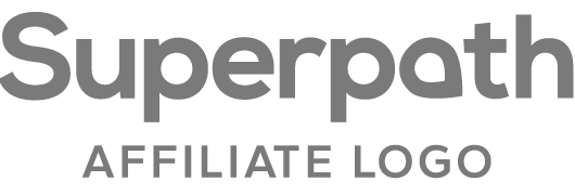 Superpath Affiliate Logo in Bold Gray Text on White Background